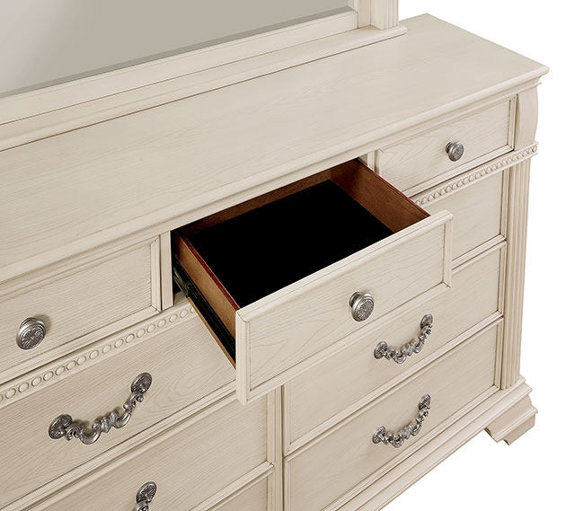 Pamphilos Bed, Antique White - view 3