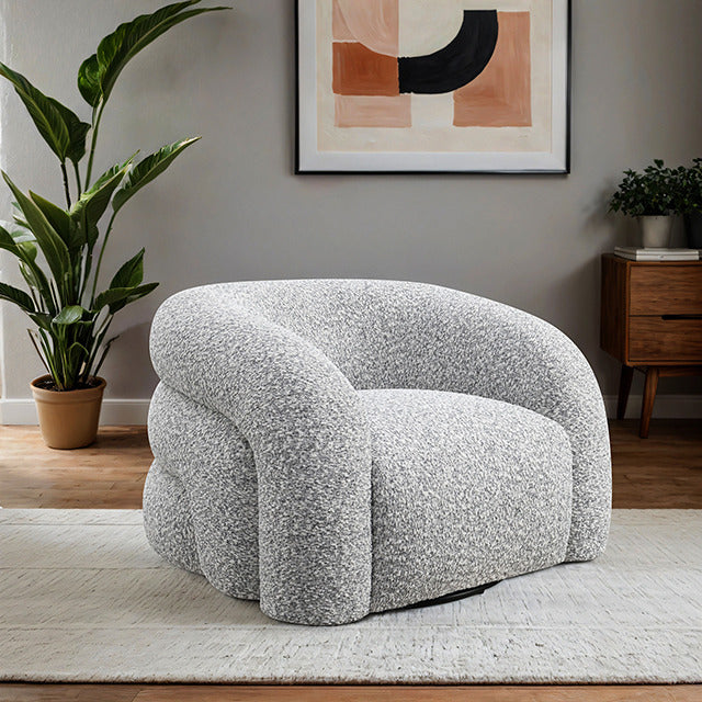 Freja Swivel Chair, Gray - view 4