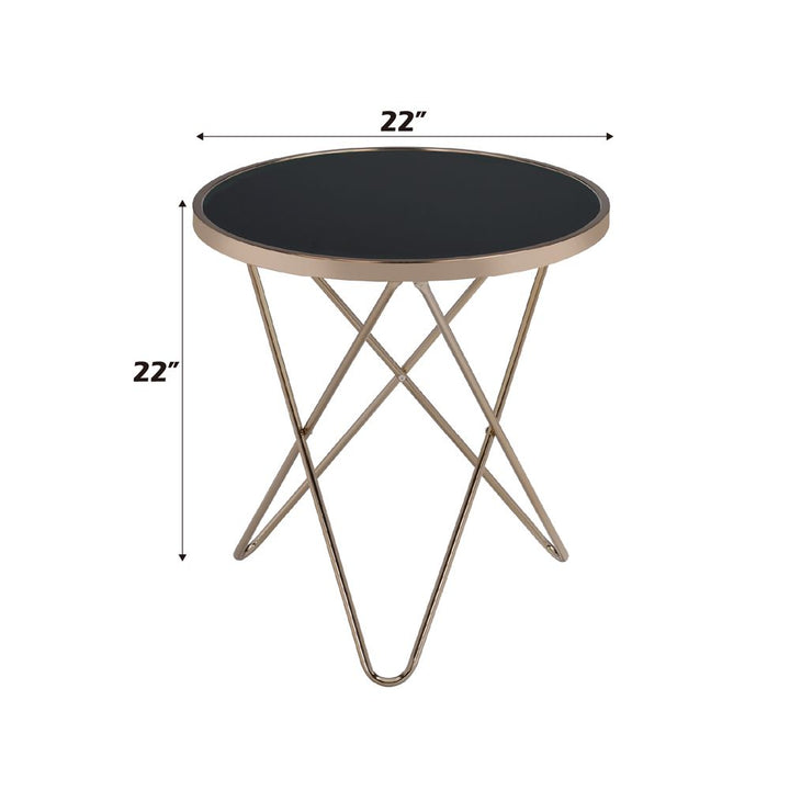Valora End Table – dimensions diagram