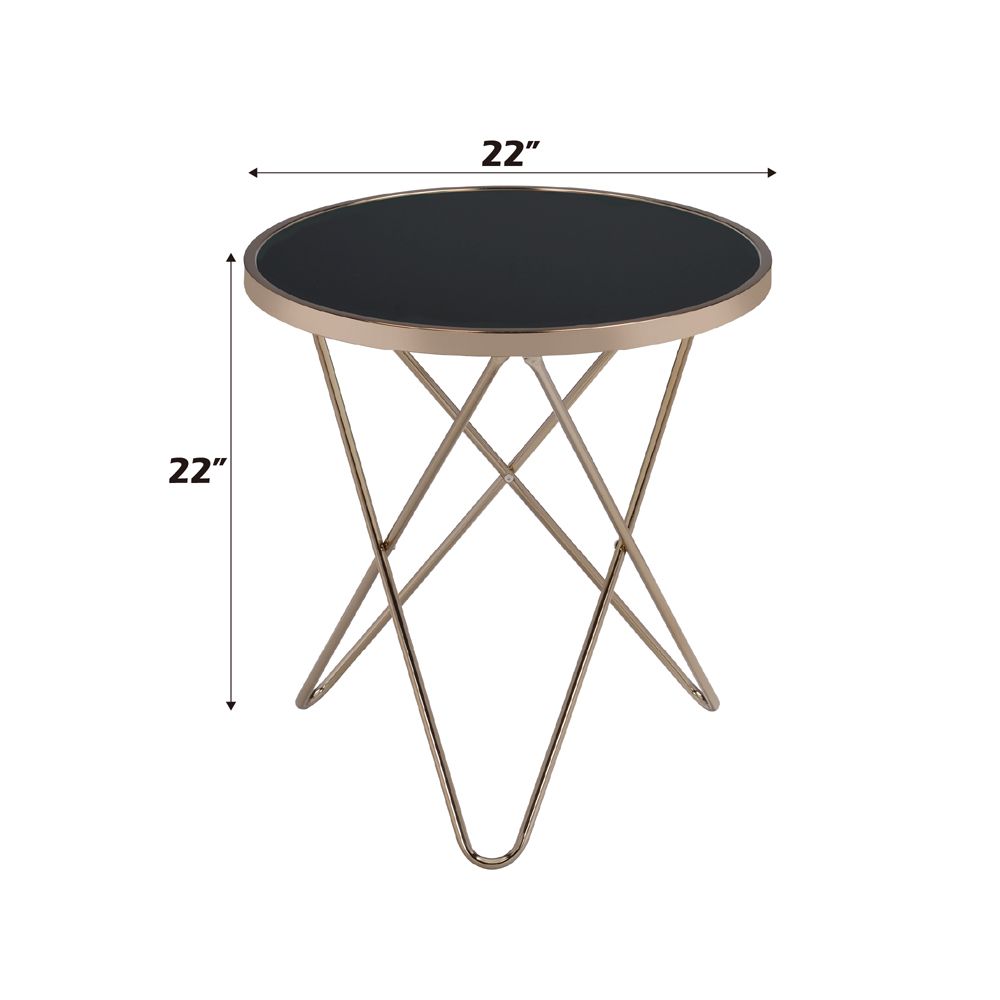 Valora End Table – dimensions diagram
