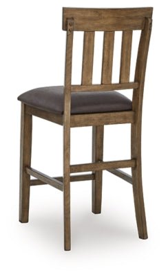 Urbinforte Counter Height Barstool - Light Brown Stool Set modern furniture Contempo Furniture