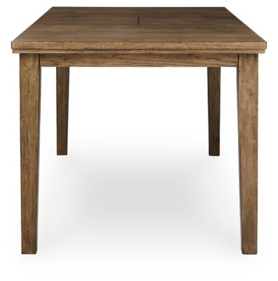 Urbinforte Counter Height Dining Extension Table - Light Brown Counter Table modern furniture Contempo Furniture