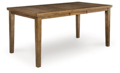 Urbinforte Counter Height Dining Extension Table - Light Brown Counter Table modern furniture Contempo Furniture