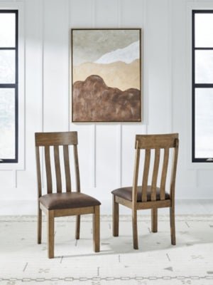Urbinforte Dining Chair - Light Brown Chair Set modern furniture Contempo Furniture