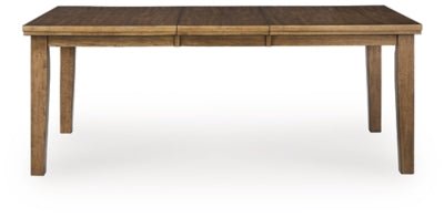 Urbinforte Dining Extension Table - Light Brown Dining Table with Extensions modern furniture Contempo Furniture