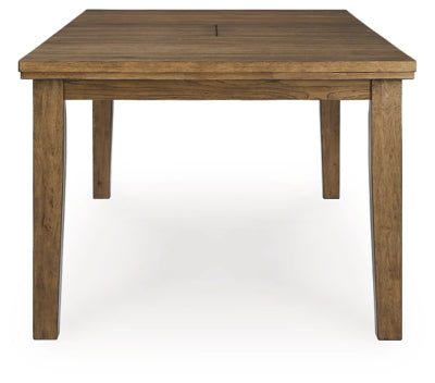 Urbinforte Dining Extension Table - Light Brown Dining Table with Extensions modern furniture Contempo Furniture