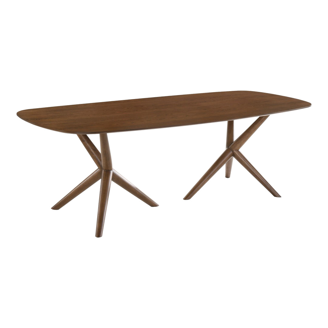 Utah - Modern Walnut Rectangular Dining Table