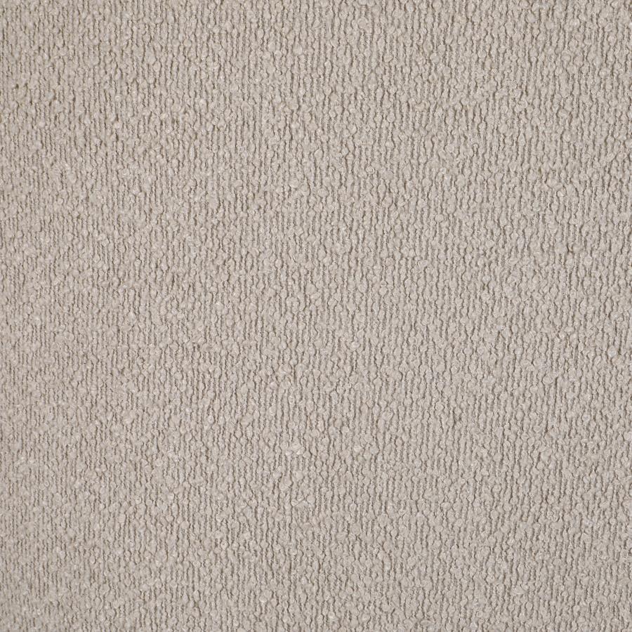 Valdez - Boucle Upholstered Barrel Back Accent Chair - Beige Accent Chair modern furniture Contempo Furniture