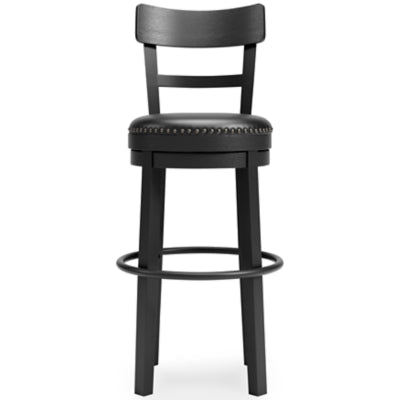 Valebeck Bar Height Bar Stool - Black Bar Height (28" - 30") modern furniture Contempo Furniture