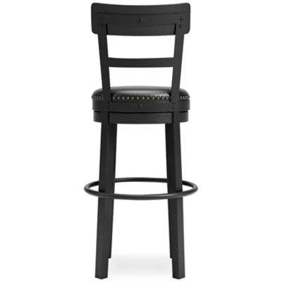 Valebeck Bar Height Bar Stool - Black Bar Height (28" - 30") modern furniture Contempo Furniture