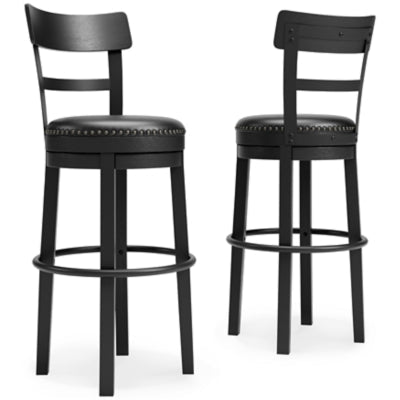 Valebeck Bar Height Bar Stool - Black Bar Height (28" - 30") modern furniture Contempo Furniture