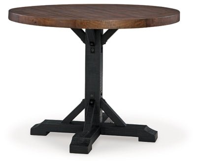 Valebeck Counter Height Dining Table - Dark Brown Counter Table modern furniture Contempo Furniture