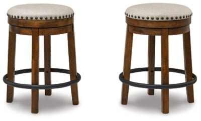 Valebeck Counter Height Stool - Dark Brown Counter Height (24" - 27") modern furniture Contempo Furniture