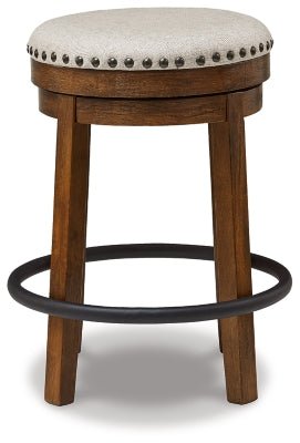 Valebeck Counter Height Stool - Dark Brown Counter Height (24" - 27") modern furniture Contempo Furniture