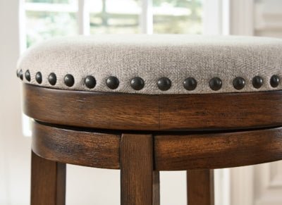 Valebeck Counter Height Stool - Dark Brown Counter Height (24" - 27") modern furniture Contempo Furniture