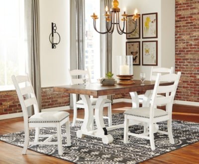 Valebeck Dining Chair - Beige Chair Set modern furniture Contempo Furniture