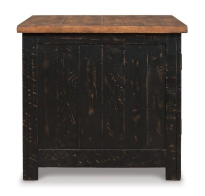 Valebeck End Table - Dark Brown End Table modern furniture Contempo Furniture