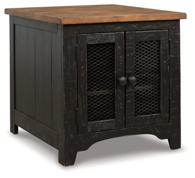 Valebeck End Table - Dark Brown End Table modern furniture Contempo Furniture