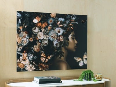 Valfer Wall Art - Orange Wall Decor modern furniture Contempo Furniture