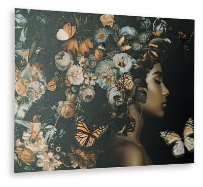 Valfer Wall Art - Orange Wall Decor modern furniture Contempo Furniture