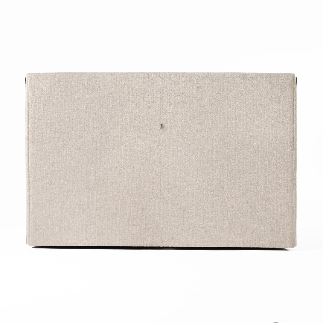 Valhalla - Contemporary White Fabric Bed