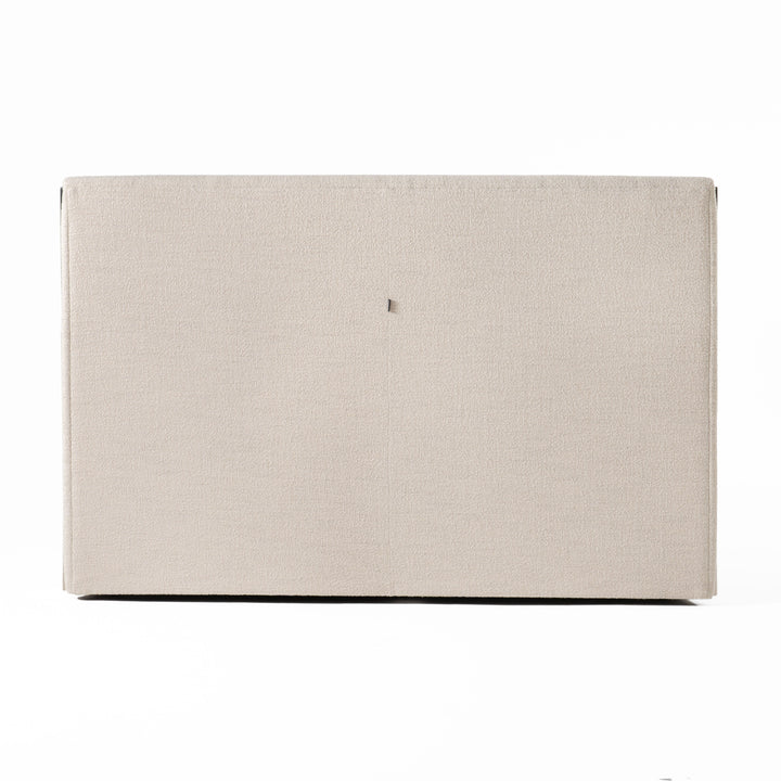 Valhalla - Contemporary White Fabric Bed - View 4