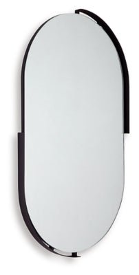 Valkings Accent Mirror - Black Accent Mirror modern furniture Contempo Furniture