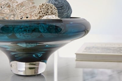 Vallborough Bowl - Light Blue Plate & Bowl modern furniture Contempo Furniture