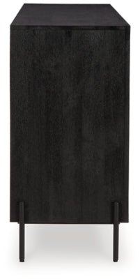 Vallisburg Accent Cabinet - Black Accent Cabinet modern furniture Contempo Furniture