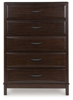 Vanmore Chest of Drawers - Dark Brown Accent Chest modern furniture Contempo Furniture