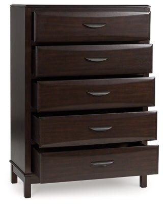 Vanmore Chest of Drawers - Dark Brown Accent Chest modern furniture Contempo Furniture