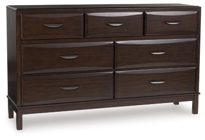 Vanmore Dresser - Dark Brown Dresser modern furniture Contempo Furniture