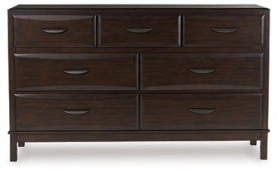 Vanmore Dresser - Dark Brown Dresser modern furniture Contempo Furniture