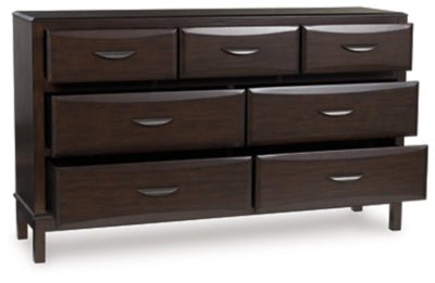 Vanmore Dresser - Dark Brown Dresser modern furniture Contempo Furniture
