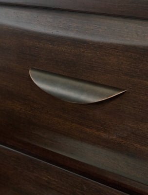 Vanmore Full Storage Bed - Dark Brown Storage Bed modern furniture Contempo Furniture