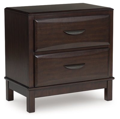 Vanmore Nightstand - Dark Brown Accent Nightstand modern furniture Contempo Furniture