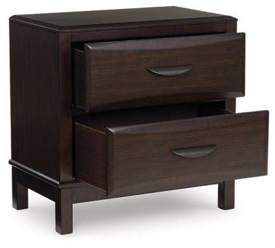 Vanmore Nightstand - Dark Brown Accent Nightstand modern furniture Contempo Furniture