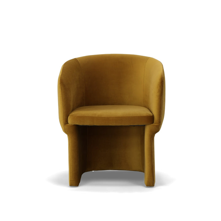 Vassar - Burnt Umber Velvet Dining Chair