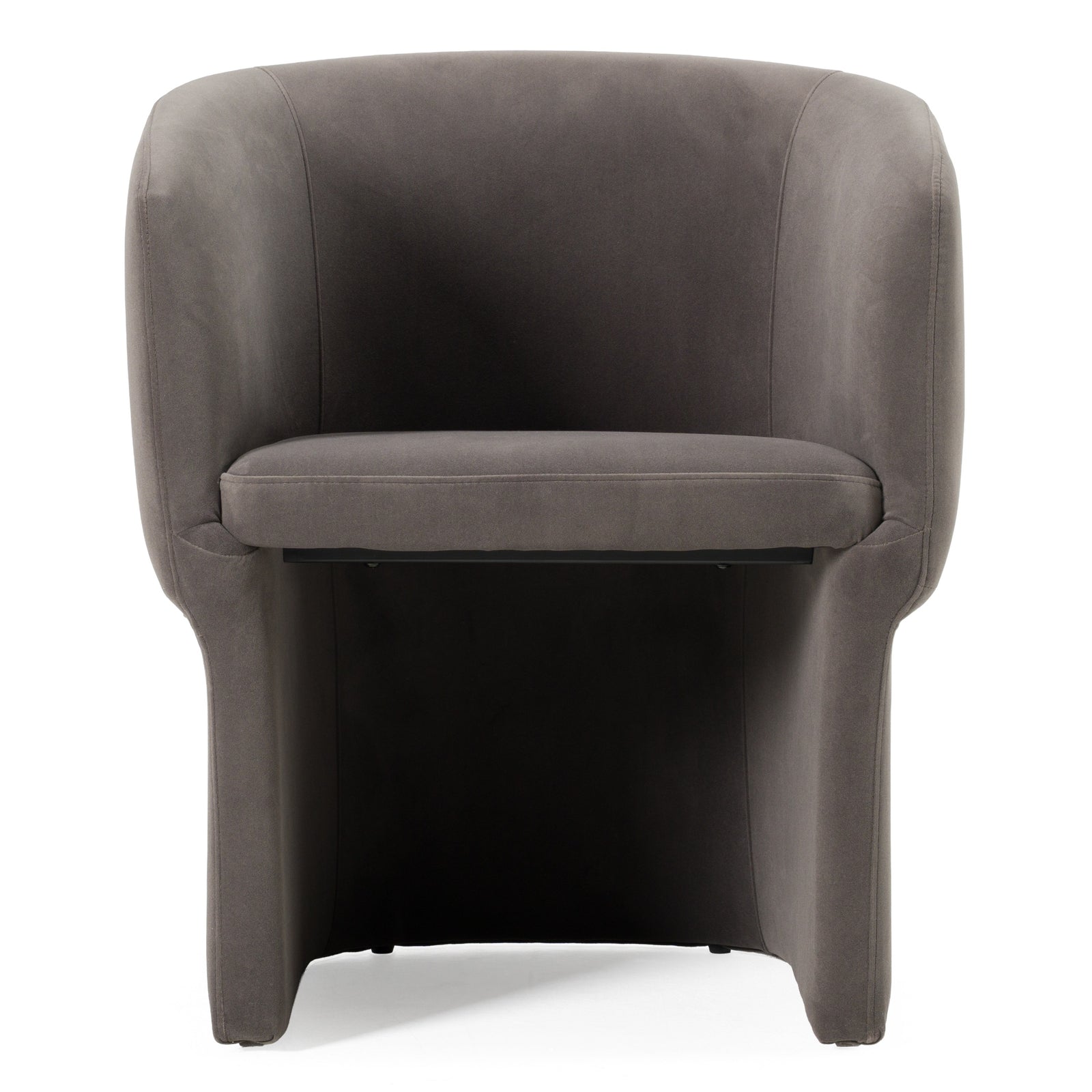 Vassar - Modern Grey Velvet Dining Chair