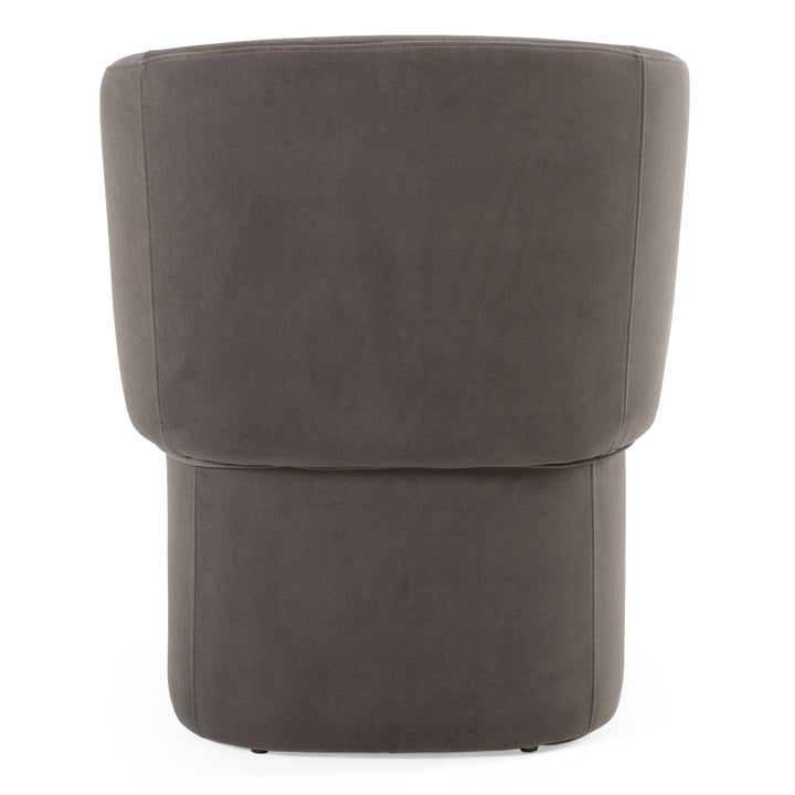 Vassar  Modern Grey Velvet Dining Chair
