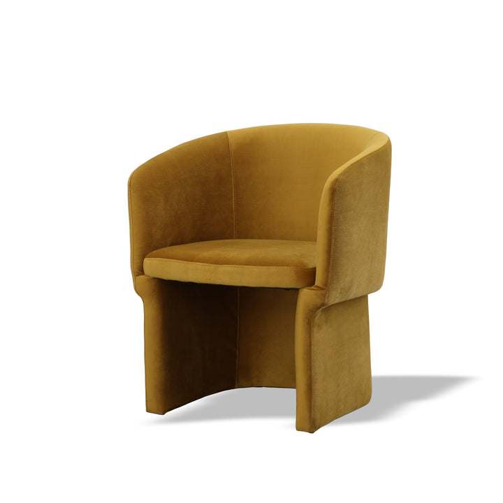 Vassar - Burnt Umber Velvet Dining Chair