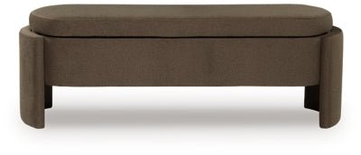 Vavuniya Storage Bench - Dark Brown Storage Bench modern furniture Contempo Furniture