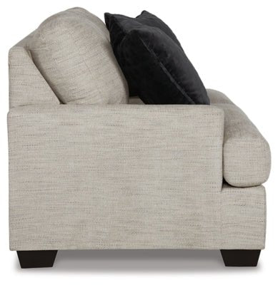 Vayda Loveseat - Pearl Silver Stationary Loveseat modern furniture Contempo Furniture