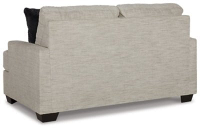 Vayda Loveseat - Pearl Silver Stationary Loveseat modern furniture Contempo Furniture