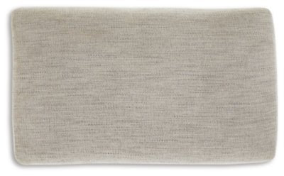 Vayda Ottoman - Pearl Silver Accent Ottoman modern furniture Contempo Furniture