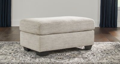 Vayda Ottoman - Pearl Silver Accent Ottoman modern furniture Contempo Furniture