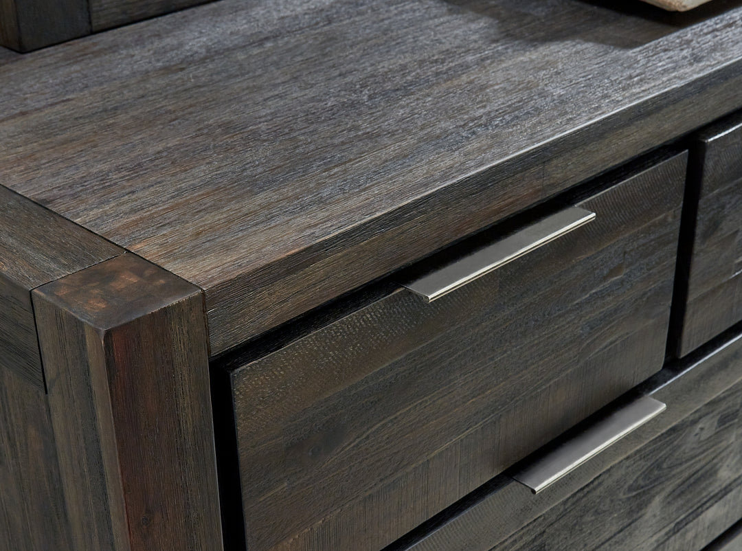 Modus Furniture 8Lf282A Savanna Seven Drawer Solid Wood Dresser In Coffee Bean 2024