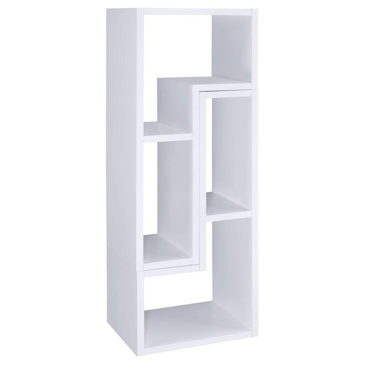 Velma - Multipurpose TV Stand And Bookshelf - White Standard Bookcase modern furniture Contempo Furniture