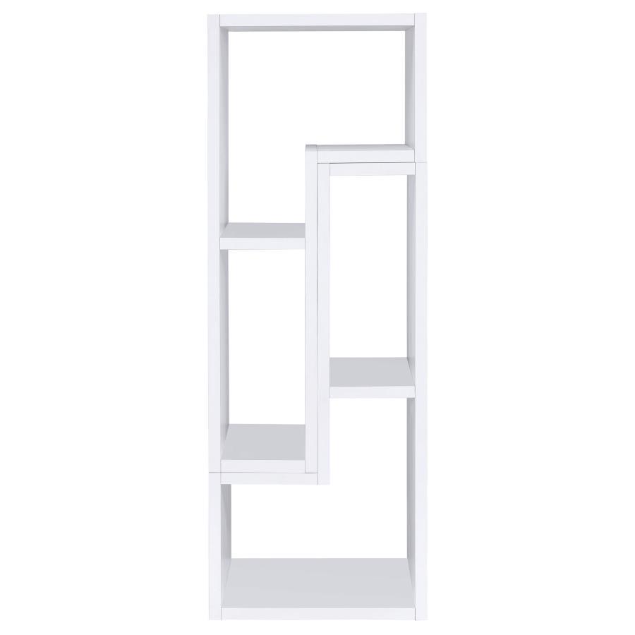 Velma - Multipurpose TV Stand And Bookshelf - White Standard Bookcase modern furniture Contempo Furniture