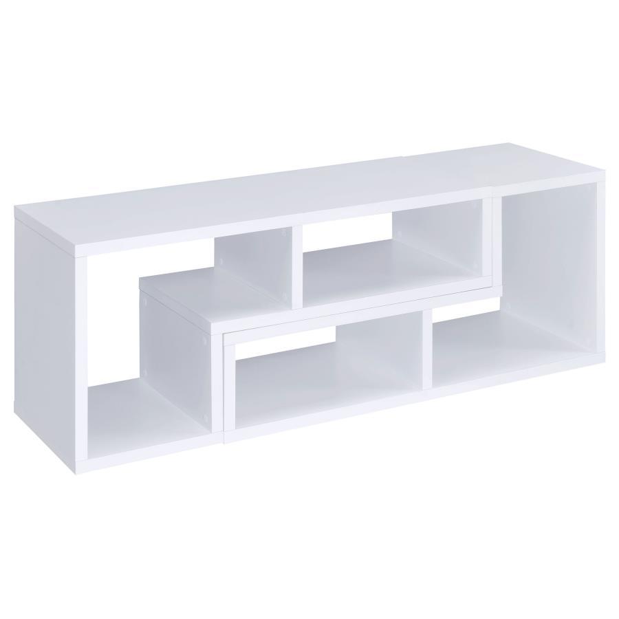 Velma - Multipurpose TV Stand And Bookshelf - White Standard Bookcase modern furniture Contempo Furniture